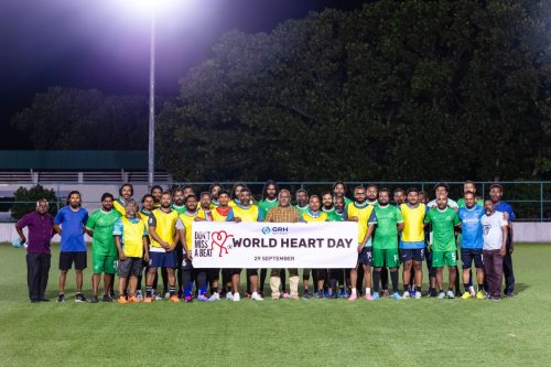 National Heart Day 2025 – Friendly Football Match between Gan Regional Hospital and Gan Council.