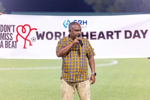 National Heart Day 2025 – Friendly Football Match between Gan Regional Hospital and Gan Council.