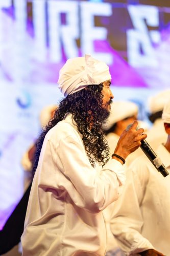 1438 Boduberu group performing during the New Year Show