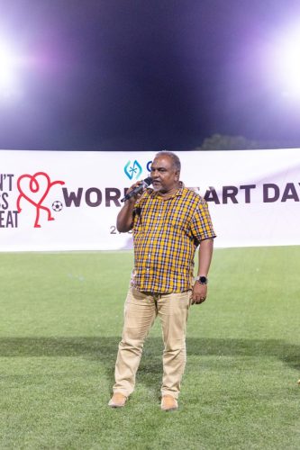 National Heart Day 2025 – Friendly Football Match between Gan Regional Hospital and Gan Council.