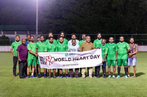 National Heart Day 2025 – Friendly Football Match between Gan Regional Hospital and Gan Council.
