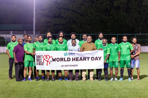 National Heart Day 2025 – Friendly Football Match between Gan Regional Hospital and Gan Council.