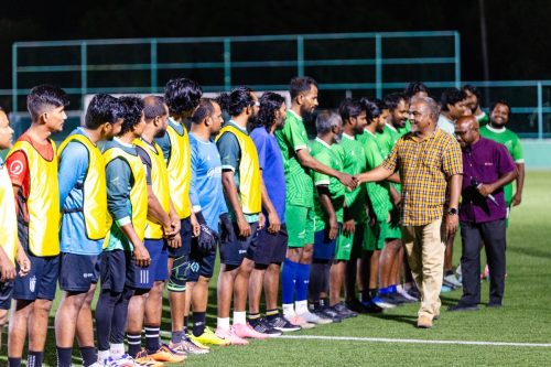 National Heart Day 2025 – Friendly Football Match between Gan Regional Hospital and Gan Council.