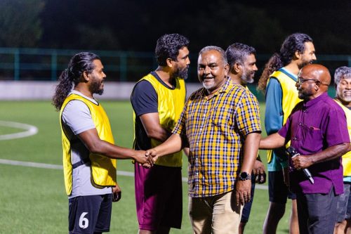National Heart Day 2025 – Friendly Football Match between Gan Regional Hospital and Gan Council.